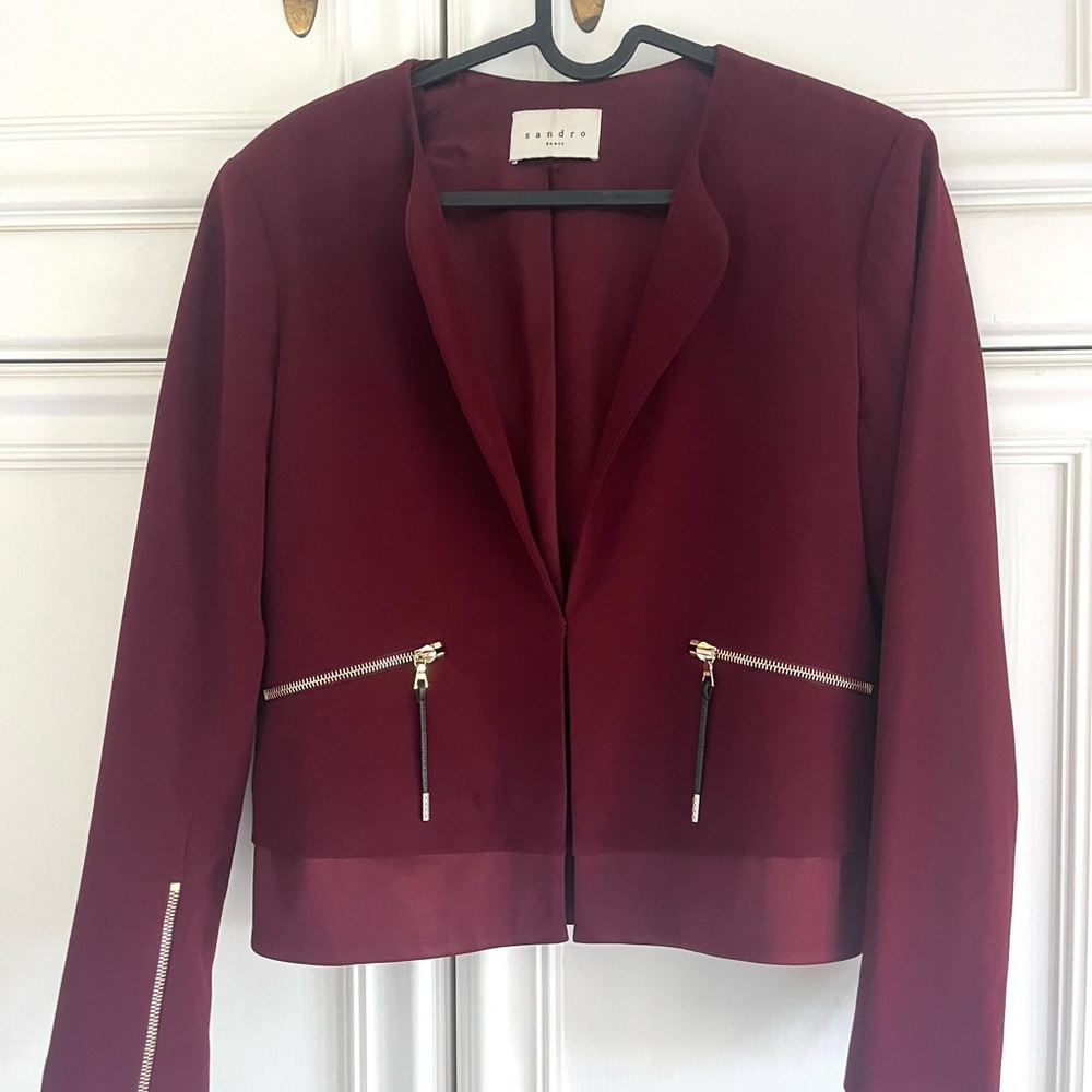 Sandro Women's Collarless Blazer